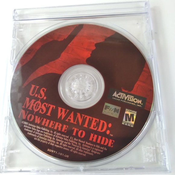 U.S. MOST WANTED Nowhere to Hide Strategy Shooter Windows PC Game. No ma… - Picture 1 of 4